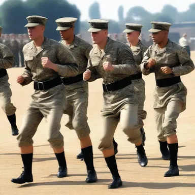 Why did the soldiers join the dance troupe? Because they wanted to learn lockstep!