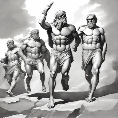 In ancient Greek mythology, the Titans marched in lockstep to challenge the Olympian gods.