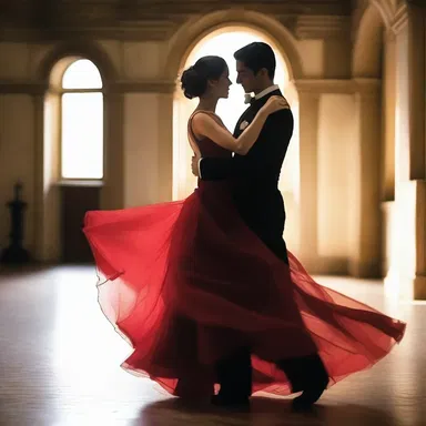 As they danced in lockstep, their hearts beat in perfect harmony, a symbol of their deep love and connection.