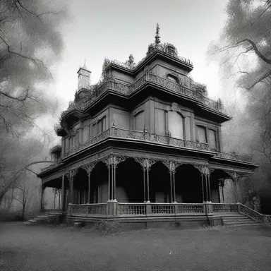 The haunted mansion demanded a tribute from its visitors in the form of their worst fears manifested in terrifying apparitions.
