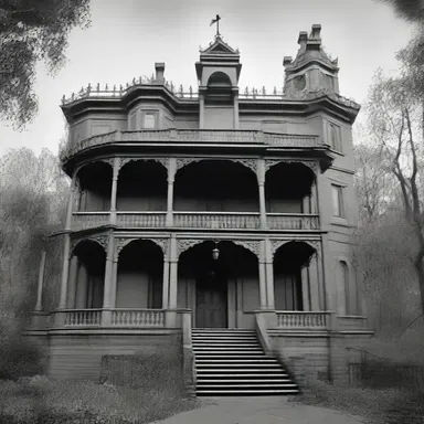 The haunted mansion demanded a tribute from its visitors in the form of their worst fears manifested in terrifying apparitions.