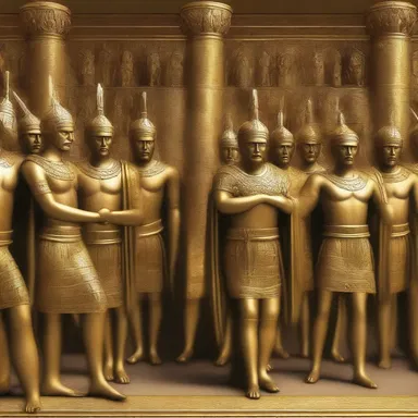 The defeated kingdom was forced to pay a tribute in gold and resources to the conquering empire as a sign of submission and protection.