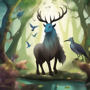 The magical creatures in this story are a tribute to the rich fantasy world the author has created.