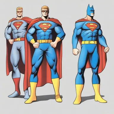 The superhero's costume and abilities are a tribute to the classic comic book characters that inspired the author.
