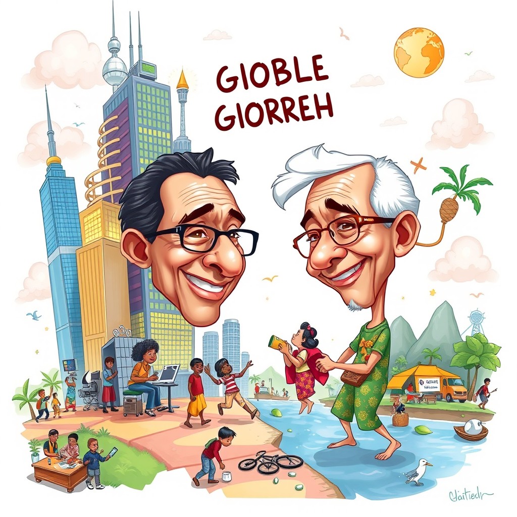 Interdependence Unveiled: A Global North and South Caricature