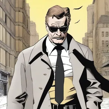 Commissioner Gordon always seeks Batman's help to solve the mysteries of Gotham City.