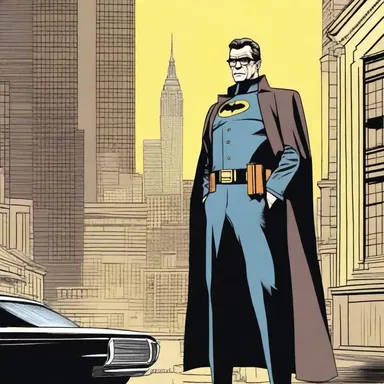 Commissioner Gordon always seeks Batman's help to solve the mysteries of Gotham City.