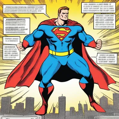 The beneficed character in the comic book was a virtuous superhero, using their powers for the good of humanity.