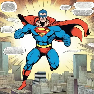 The beneficed character in the comic book was a virtuous superhero, using their powers for the good of humanity.