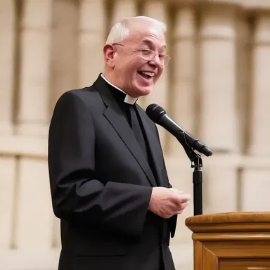 Why did the beneficed priest become a stand-up comedian? Because he wanted to spread laughter and joy while delivering his sermons!