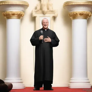 Why did the beneficed priest become a stand-up comedian? Because he wanted to spread laughter and joy while delivering his sermons!