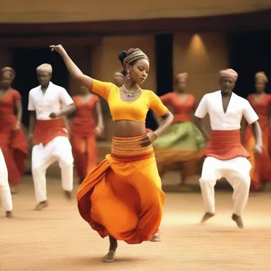 In the movie, the main character performed the kwela dance to the lively music playing in the background.