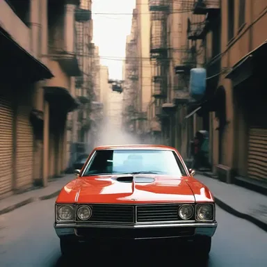 In the gripping action movie, the intense chase scene depicted a high-speed car pursuit through narrow alleyways. The screeching sound of the car tires accompanied the mesmerizing shots of the spinning axles, adding an extra layer of excitement to the heart-pounding sequence.