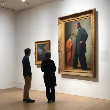 The professionalisation of art has created opportunities for artists to showcase their work in galleries and museums.