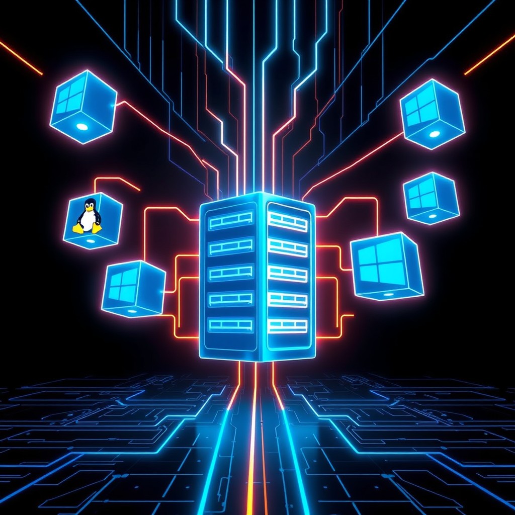 A high-resolution image for a technical documentation cover in computer science
