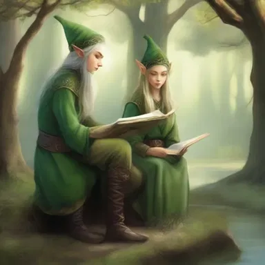 In a world filled with magical creatures and enchanting landscapes, the unargumentative elves lived peacefully among themselves.