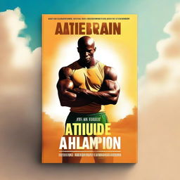 A high-quality digital art depicting a book cover titled 'Attitude of a Champion'