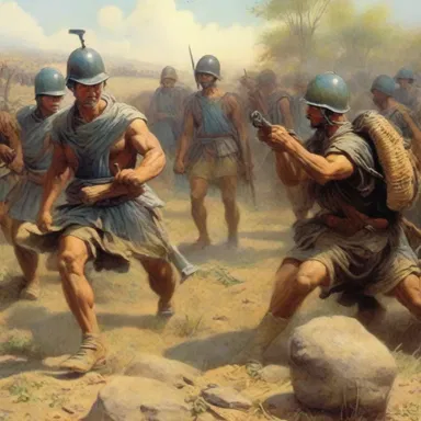 According to the ancient mythology, the gods provided field rations to the soldiers during times of war as an act of protection and support.