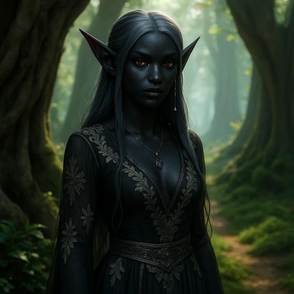 make a Drow elf