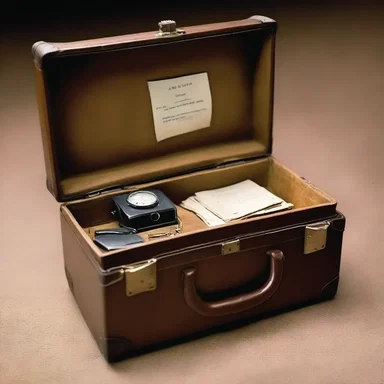 In the movie, the detective opened the small valise to reveal a hidden compartment filled with valuable evidence that was crucial to solving the case.