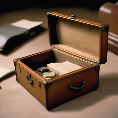 In the movie, the detective opened the small valise to reveal a hidden compartment filled with valuable evidence that was crucial to solving the case.