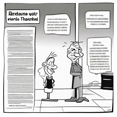 I loved the newspaper clipping of the funny cartoon that was published last week.