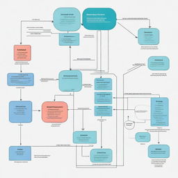 Create a professional schema illustrating a new module for call for tender management based on a Business Process Management system. The schema should contain graphical elements representing different stages of the BPM system.