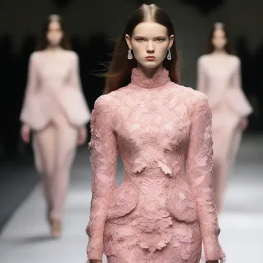 Fashion designers create intricate and visually pleasing garments that exemplify the beauty of self-expression through clothing.