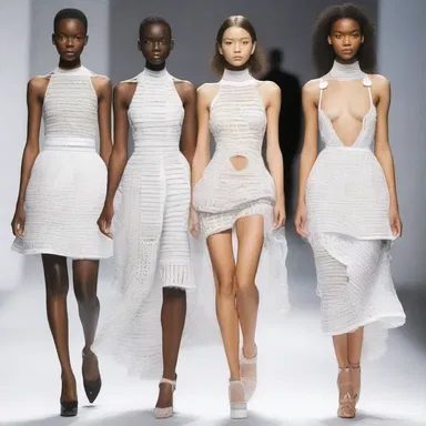Fashion designers create intricate and visually pleasing garments that exemplify the beauty of self-expression through clothing.