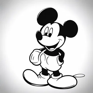 In the cartoon world, Mickey Mouse is a beloved character and a beauty among animated beings.