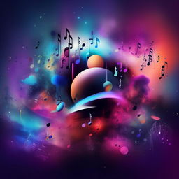 A creative display picture for a channel named Dreamy Beats. The design features musical elements and dream-like, abstract imagery with a moody, atmospheric vibe.