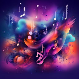 A creative display picture for a channel named Dreamy Beats. The design features musical elements and dream-like, abstract imagery with a moody, atmospheric vibe.