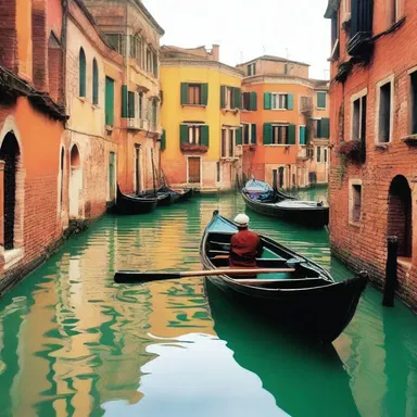 In the novel, the protagonist's father was a bargee, navigating the canals with expertise.