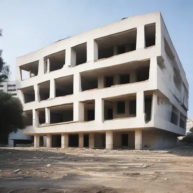 The undiplomatic design of the building failed to reflect the surrounding environment and clashed with the neighboring structures.