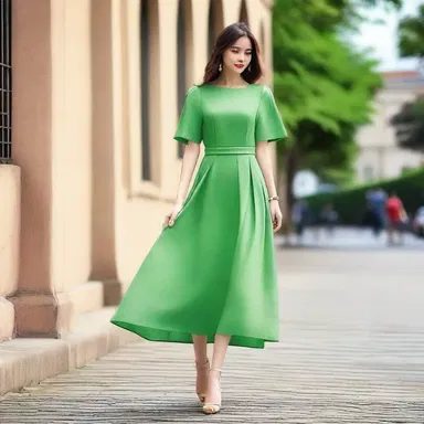 The pliant fabric of the dress made it comfortable to wear and easy to move in.