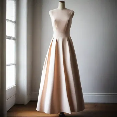 The pliant fabric of the dress allowed for a perfect fit.