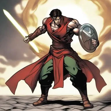 The hero's pliant abilities allowed him to shape his surroundings in battle.