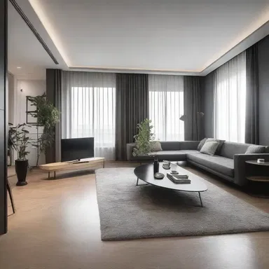 The modern apartment had a sleek and trendy design, reflecting the owner's metrosexual taste.