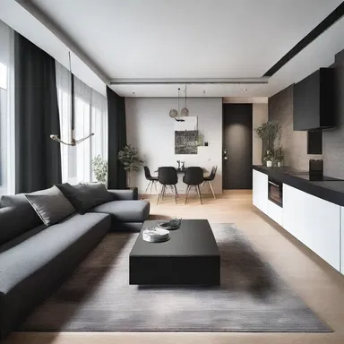 The modern apartment had a sleek and trendy design, reflecting the owner's metrosexual taste.