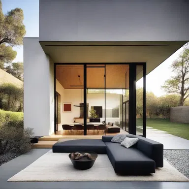 The architect designed a metrosexual-inspired home, with sleek lines and modern furnishings.