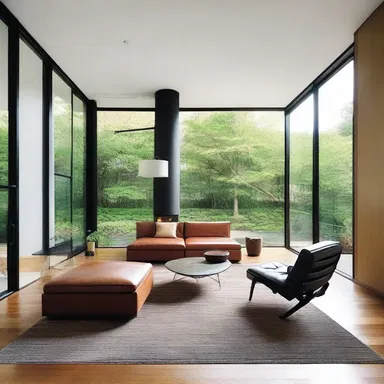 The architect designed a metrosexual-inspired home, with sleek lines and modern furnishings.