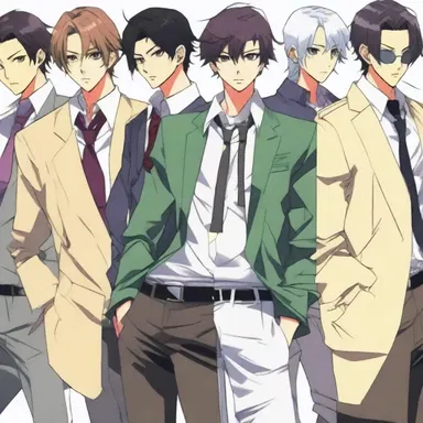 The anime character stood out among the others with his metrosexual appearance and fashion sense.