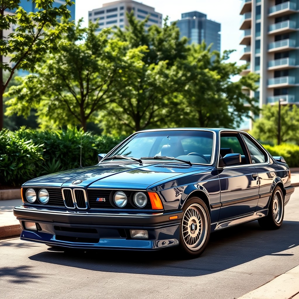 A stunning 1990 BMW M4, showcasing classic elegance and timeless beauty