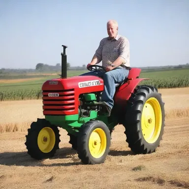 Why did the South African farmer buy a new tractor? Because he needed to measure his morgen in style!