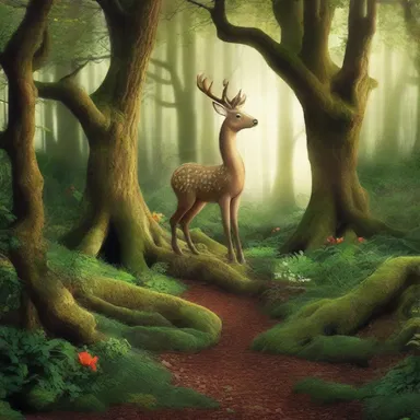 The enchanted forest stretched for many morgens, each one teeming with magical creatures and hidden treasures.