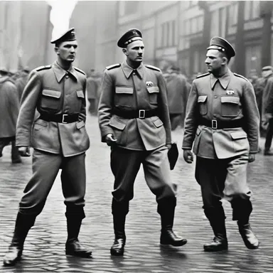 During World War II, the Nazis used intimidation tactics to compel or deter resistance in occupied territories.