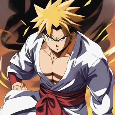 In the popular anime series, the main character uses his fearsome appearance to intimidate his opponents and gain an advantage in battles.