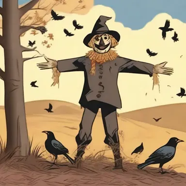 Why did the scarecrow become a comedian? Because he wanted to intimidate the crows with laughter!