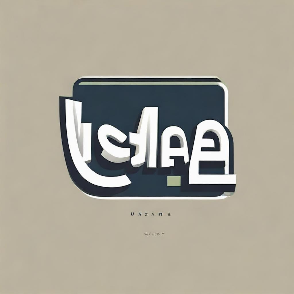 A stylish and modern logo featuring the name 'Usama' in bold, visually striking typography.