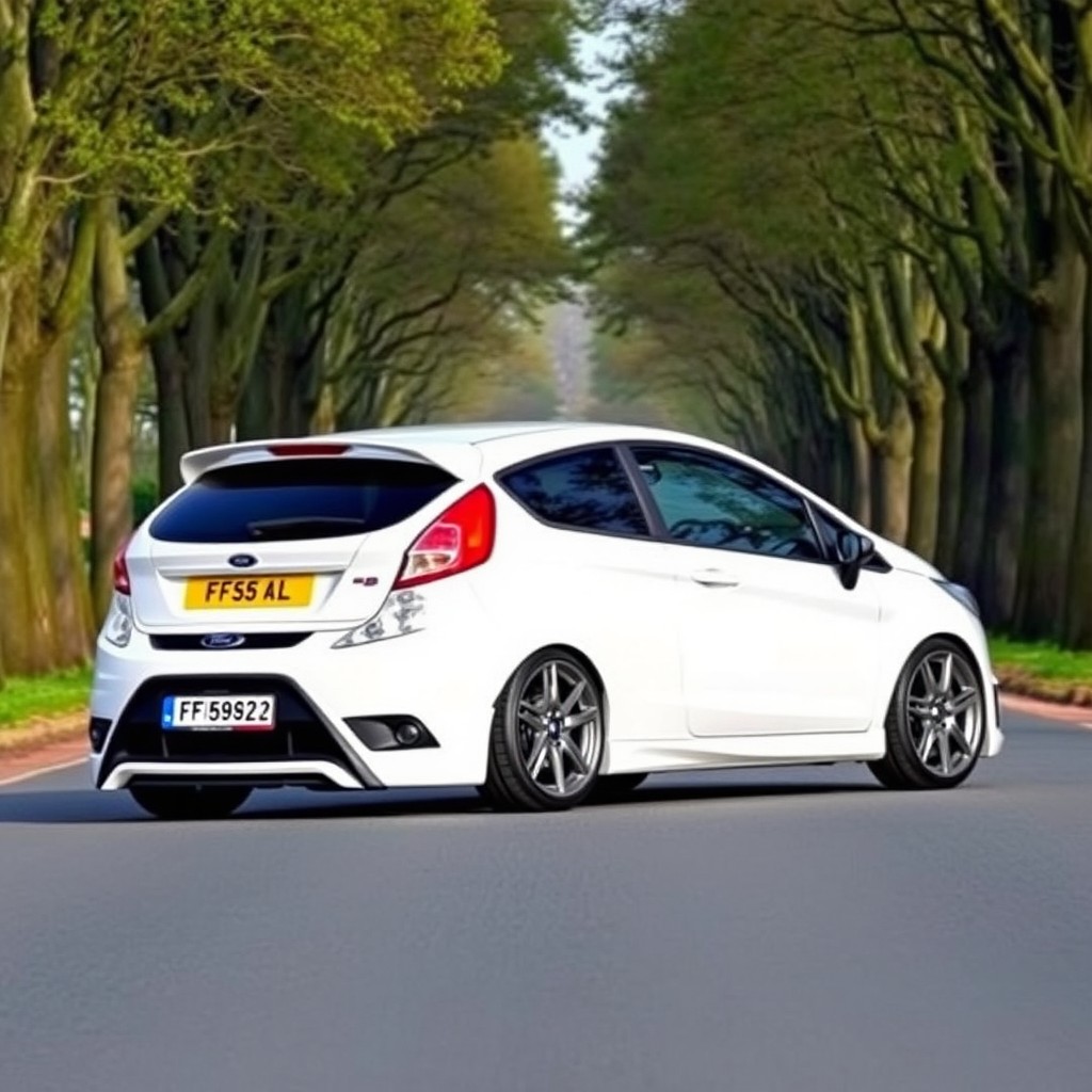 A stylish 2008 Ford Fiesta MK7 1